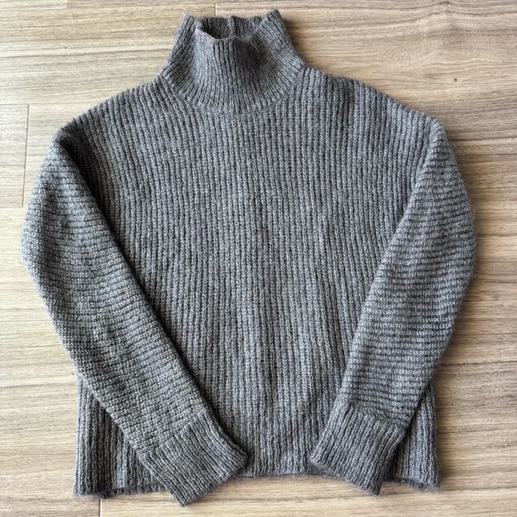 Stephan Schneider Take Turtleneck Gray Cement Mohair Wool Blend Turtleneck 0 XS - Picture 5 of 7